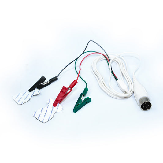 Câble de connexion avec pinces crocodiles, électrodes TAB