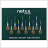 Electrodes Grass Gold Cup, câble de 122cm, 10 pièces