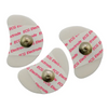 Electrode ECG CNSAC, en forme de demi-lune, 24x39mm, mousse