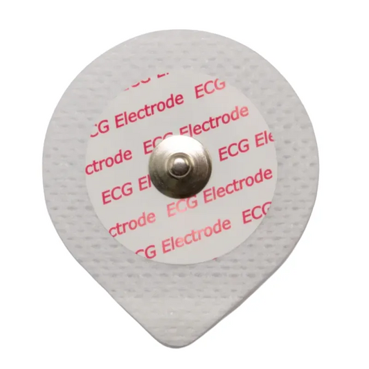 Electrode ECG CNSAC, en forme de goutte, 30x36mm, non tissée