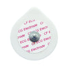 Electrode ECG CNSAC, en forme de goutte, 43x49mm, mousse