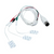 Câble adaptateur réutilisable, blindé, 3×0.7mm femelle, connecteur DIN 5 broches, 2 m de fil conducteur