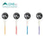 CNSAC Electrodes EEG Cup à usage unique, avec câble de connexion de 100cm, 25 pièces