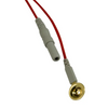 Electrodes CNSAC Gold Cup, câble de 150cm, 10 pièces