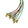 Electrodes CNSAC Gold Cup, câble de 100cm, 10 pièces