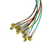 Electrodes CNSAC Gold Cup, câble de 75cm, 10 pièces