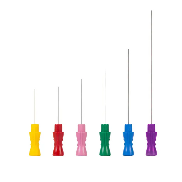 Silverline EMG électrodes aiguille jetables, concentrique/50mm, 0.45mm ∅, bleu